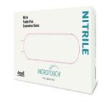 Ansell Micro Touch White Nitrile Examination Gloves - Pack of 150 - Small