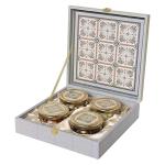 Riwaz Square Design Handmade Dry Fruit Premium Gift Box |Premium Gift Hamper | 100% Natural 600 Grams Assorted Almond,Cashew,Pista Raisin Diwali Dry Fruit Gift Box