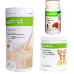 Herbalife Formula 1 Shake Vanilla with Protein Powder and Afresh Tulsi for Weight Loss Plant Based Protein 750g