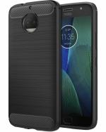 A ACCESSORIES KART Motorola G5s Plus Black Silicon Hybrid Zebra Case Back Cover