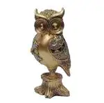 Shubh Sanket Vastu Polyresin Magic Owl Showpiece (3x3.5x7.3 inch) - 200 g