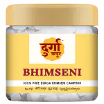 DURGA KAPUR 100% Organic Bhimseni Camphor Pure Kapur A+ Grade Isoborneol Flakes - 100 Gm
