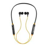 Portronics Harmonics One POR-1143 Wireless Bluetooth 5.0 Sports Headset with High Bass, Powerful Audio Drivers Comfort Fit, Supreme Sound, Built-in Mic for Calls, All Android & iOS Devices,Orange (POR-1143)