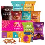 Open Secret Diwali Gift Hamper Item Snacks Combo Box For Family, Friends, Corporate
