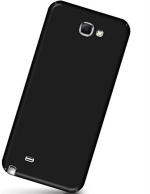 MULTRONICS Black Rubber Back Cover Compaitible With Samsung Galaxy Note 2