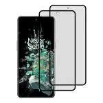 Kite Digital [Pack of 2] OnePlus Ace Pro Matte Finish [Black] Tempered Glass Screen Protector with Edge to Edge Coverage - Easy Installation Kit