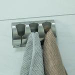 Kuber Industries Black Stainless Steel Stainless Steel Towel Bar Holder