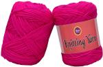 Simi Enterprise Light Magenta Acrylic Ball Hand Knitting Wool, Art Craft Soft Fingering Crochet Hook Yarn, Needle Knitting Yarn Thread Dyed-Hc Art-Aib, 100 G