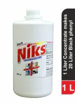 Niks Black Phenyl Concentrate 1 Liter to Make 20 Ltrs Black Phenyl by Adding 19 Ltrs of Water.