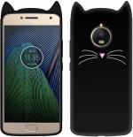 Mbcase Motorola Moto E4 Plus Black Rubber Back Cover