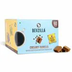 Bevzilla 60 Creamy Vanilla Instant Coffee Cubes | Arabica Coffee with Organic Date Palm Jaggery | , No Refined Sugar, No Preservatives, Real Ingredients