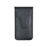 TDG Black Faux Leather Holster Case Cover 17 x 9 x 1 cm