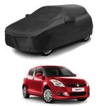 AASHTIK MART Marut Suzuki Baleno Car Cover Car Cover Marut Suzuki Baleno Marut Suzuki Baleno Body Cover Car Body Cover Marut Suzuki Baleno Marut Suzuki Baleno Car Body Cover Water Resistant - with Mirror Pockets (Black Colour)