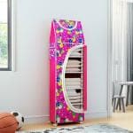 Child Craft Unbreakable Pink Fabric Collapsible Wardrobe (46 x 29.8 x 160 cm)