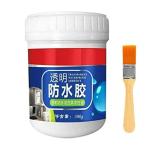SELEMI Premium Waterproof Crack Seal Glue 300g with brush, Transparent Leaking Sealant