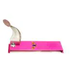 Jayam Traditional Vegetable Cutter / Aruvamanai / Steel Base Cutter - Pink