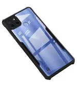COBERTA Back Cover for Realme Narzo 30A Back Cover Case - Black Transparent