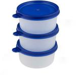 2Mech Air Tight Blue Plastic Storage Container Set 250 ml (Pack of 3)