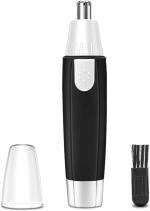 RADHE VISION Electric Nose Hair Trimmer for Men& Women | Dual-edge Blades | Painless Electric Nose and Ear Hair Trimmer Eyebrow Clipper, Waterproof, Eco-/Travel-/User-Friendly
