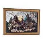 SHASWAT ART Limited Edition Crystal Reign Modern Art Painting with Frame I Modern Art Wall Painting I Modern Art Photo Frame For Wall Decoration (Size 14x20 inch) 22254