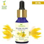 Homeda Organic Ylang Ylang Essential Oil (30 ml) for Hair Growth - Pure, Organic, Natural | Hair, Face, Skin, Scalp, Control Acne