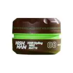 Nishman Matte Wax - Men Hairstyling Wax| Strong Hold| Non - Sticky, & Water Soluble Wax| 100 gm