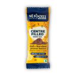STROOM Centre Filled Energy Bar | Dark Chocolate Peanut Butter | 6g Protein | 7g Fibre | 11g Whole Grain | 30% Nut Butter | No Added Sugar, Trans Fat, Cholesterol, Preservatives or Artificial Flavour (8X36g)