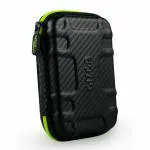 Gizga Essentials BlackGreen Hard Drive Case Shell, 6.35cm/2.5-inch, Portable Storage Organizer Bag