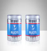 ORIGINAL GANGSTER ROLLING PAPER BLAZYS JAR - PACK OF 100 PRE-ROLLED CONES - WHITE