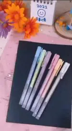 SAMVARDHAN Glue Pen/Crackles Mess Free Liquid Glue Pens for School Art and Craft and Office Purposes- Pack of 3