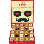 Expelite Gift for boyfriend birthday -25 pc birthday chocolates for him Bars (450 g)
