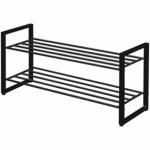 YMM DECOR Multifunctional Rectangular Metal Shoe Rack