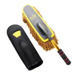 iLife Super Soft Microfiber Car Dash Duster Brush for Cleaning Brush Dusting Tool with Case (Yellow)