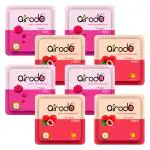 Airodo Dual Technology Fruity Punch Power Pocket | Power Gel Air Freshener- Bathroom and Toilet | Lasts Up to 30 Days | 24h Protection | Assorted Pack of 8