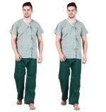 Epicure wears Unisex Men Women Patient Kurta Payjama Suit Gown Dress Surgeon Gown Hospital Medical Uniform Green Pack of 2