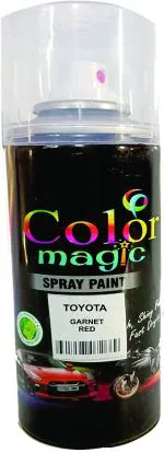 COLORMAGIC TOYOTA CAR GARNET RED CAR SUPER WHITE SPRAY PAINT FOR INNOVA CRYSTA GARNET RED Spray Paint 200 ml (Pack of 1)