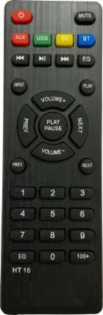 Xpecial Remote Controller for Zebronics Multimedia Music Syetem Home Theater (Black)