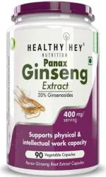 HealthyHey Nutrition Panax Ginseng Supplement 90 Capsules