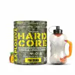 Hulk Nutrition Hard Core Pre-Workout with Caffeine with Bottle (Pina Colada,195gm)