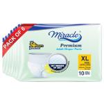 Miracle Adult Pull Up Diaper Extra Large(120-170 cms), Waist Size ( 48