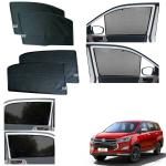 WolkomHome car Fix Curtain Window Shades Half Curtains Sunshade for Innova Crysta 2019 Set of 6