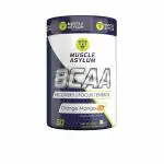 Muscle Asylum Bcaa Powder 300g Sugar Pre/Post & Intra Workout Muscle Recovery Drink with Amino Acids - 3g of BCAAs With Nootropics Matrix for Men & Women (50 Servings, Orange Mango)