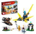 Lego Ninjago Nya And Arin’S Baby Dragon Battle 71798 Building Toy Set (157 Pieces), 4Y+