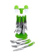 GIRNES 24 Pcs Stainless Steel Luxury Cutlery Set for Dining Table