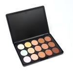 MISTY ALLE Beauty Semi-Matte Finish 15 Colors Contour Face Cream Makeup Concealer Palette, Makeup concealer palette, Semi-matte finish makeup palette, Beauty face contouring palette