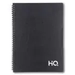 Ad2kart Youva Black Paper Single Subject Spiral Wiro Bound Office Notebook 160 Pages