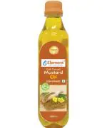6th element Mustard Oil Cold Pressed |Sarso Oil |Cold Pressed Mustard Oil Mustard Oil Glass Bottle (500 ml)