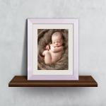 ArtzFolio Wall & Table Photo Frame D6 | Wall Photo Frame Collage for Living Room | Picture Frames Home & Wall Decoration | White | Single Unit With Mat | With Back Stand | 8x10inch