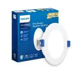 PHILIPS Astra Glow 15-watt Round LED Downlighter | Recessed LED Downlight for False Ceiling | LED Ceiling Light for Home and Hall | Cut Out: 6 inch, Cool Day Light, Pack of 1