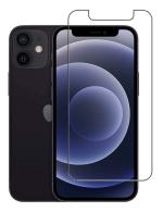 Hobbytronics iPhone 12 Mini Transparent Scratch Resistant, Anti Fingerprint with Bubble Proof, Tempered Glass with Installation Kit (16 x 8 x 1.5 cm)